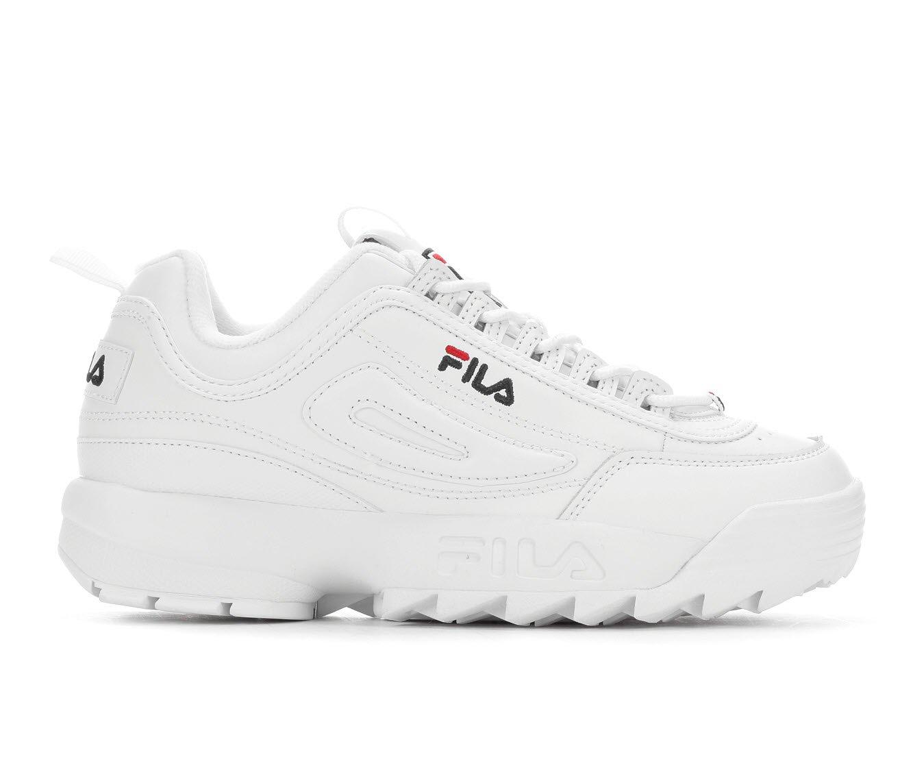 fila all black shoes womens