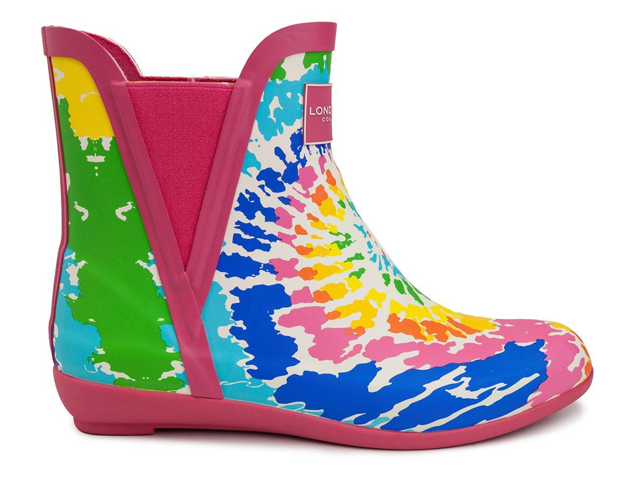 Tie dye rain boots deals