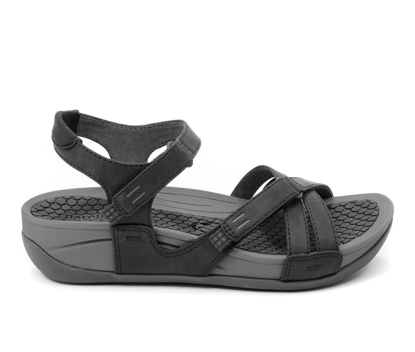 Black bare best sale trap sandals