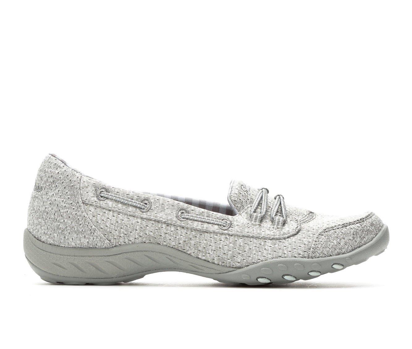grey skechers women's slip on