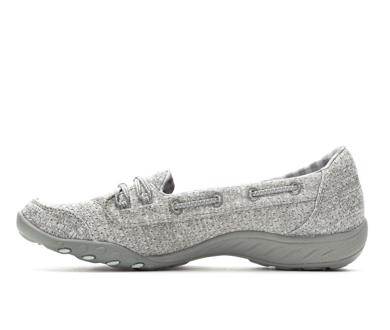 grey skechers women's slip on