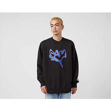 Стильный мужской свитшот свитер чёрный puma