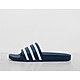 Blue/White adidas Originals Adilette Slides
