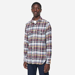 Drakes Madras Work Shirt