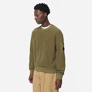 C.P. Company Reverse Brushed Diagonal Fleece Sweatshirt