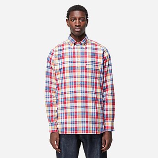 Drakes Madras Button-Down Shirt