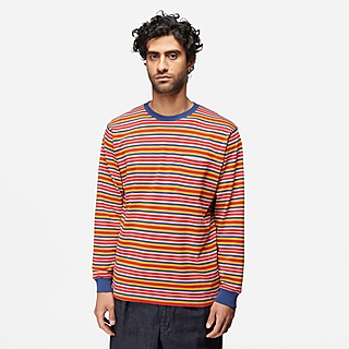 Beams Plus Long Sleeve Striped T-Shirt