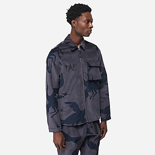 by Parra Clipped Wings Corduroy Overshirt