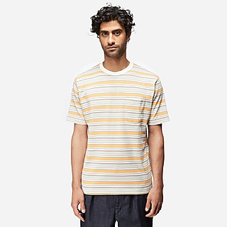 Beams Plus Striped Pocket T-Shirt