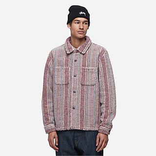 Stussy Striped Sherpa Shirt