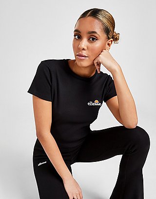 Ellesse Baby Rib Crop T-Shirt