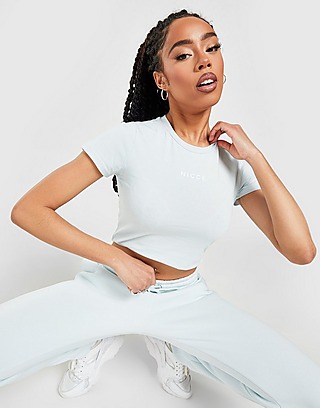 Nicce Fitted Crop T-Shirt
