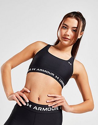 Under Armour HeatGear Logo Band Sports Bra