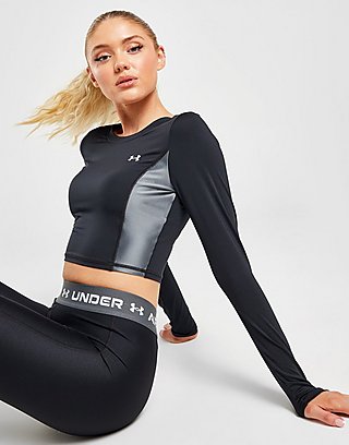 Under Armour Shine Long Sleeve Crop Top