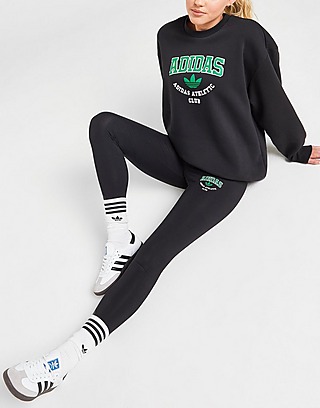 Sale, Black Adidas Varsity - Leggings