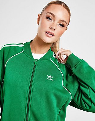 adidas Originals 3-Stripes Fleece Bomber Jacket