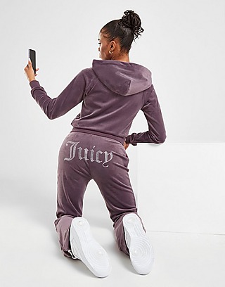 Juicy Couture UO Exclusive Embossed Velour Purple Flare Track