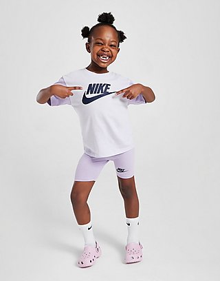 Nike Girls' Colour Block T-Shirt/Shorts Set Infant