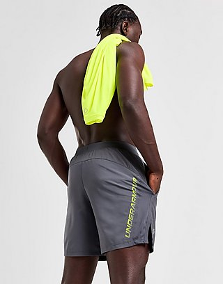 Under Armour Men's Athletic Basketball Shorts Tights Lined - Neon