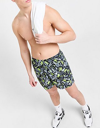 Nike Happy Daze Allover Print Swim Shorts