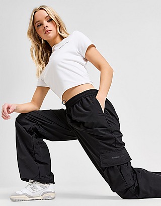 Plus-Size Ladies Bootcut Yoga Pants Cargo Combat Bottoms Sport Gym Trousers  8-20