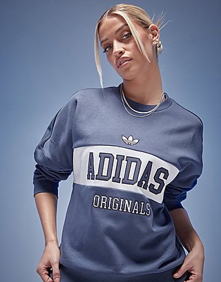 adidas Originals Varsity Panel Crew Sweatshirt