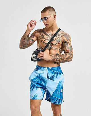 adidas Originals Palm All Over Print Swim Shorts