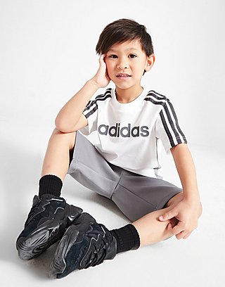 adidas Linear T-Shirt/Shorts Set Children