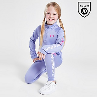 Pink Under Armour Girls' 1/4 Zip Top/Leggings Glitter Set Children - JD  Sports Global