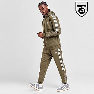 Red adidas Badge of Sport 3-Stripes Tracksuit