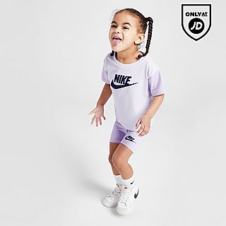 Nike Girls' Colour Block T-Shirt/Shorts Set Infant