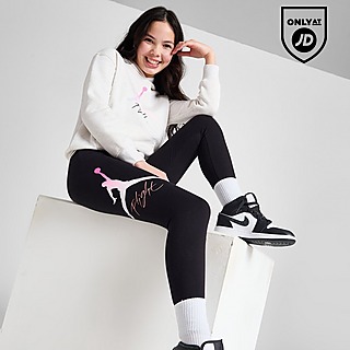 Junior Girls adidas Trefoil Tape Leggings Black Size 7,8,9,10,11,12,13,14  EI7456