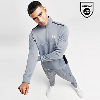 Black Under Armour Tech Grid 1/4 Zip Top - JD Sports Global