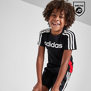 adidas Linear T-Shirt/Shorts Set Children