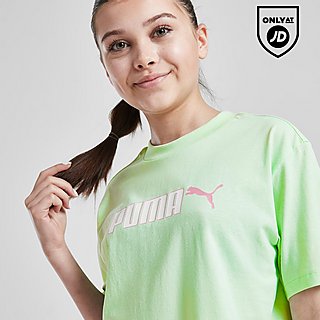 Puma Girls' Boxy Logo T-Shirt Junior