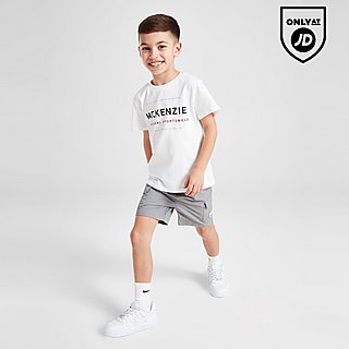 McKenzie Carbon Woven T-Shirt/Shorts Set Children