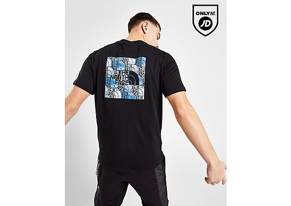 The North Face Box Back Graphic T-Shirt Black- Heren