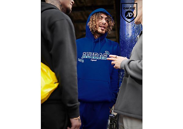 Adidas Originals Gradient Hoodie Blue- Heren
