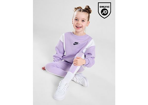 Nike ' Colour Block Tracksuit Children Purple Kind