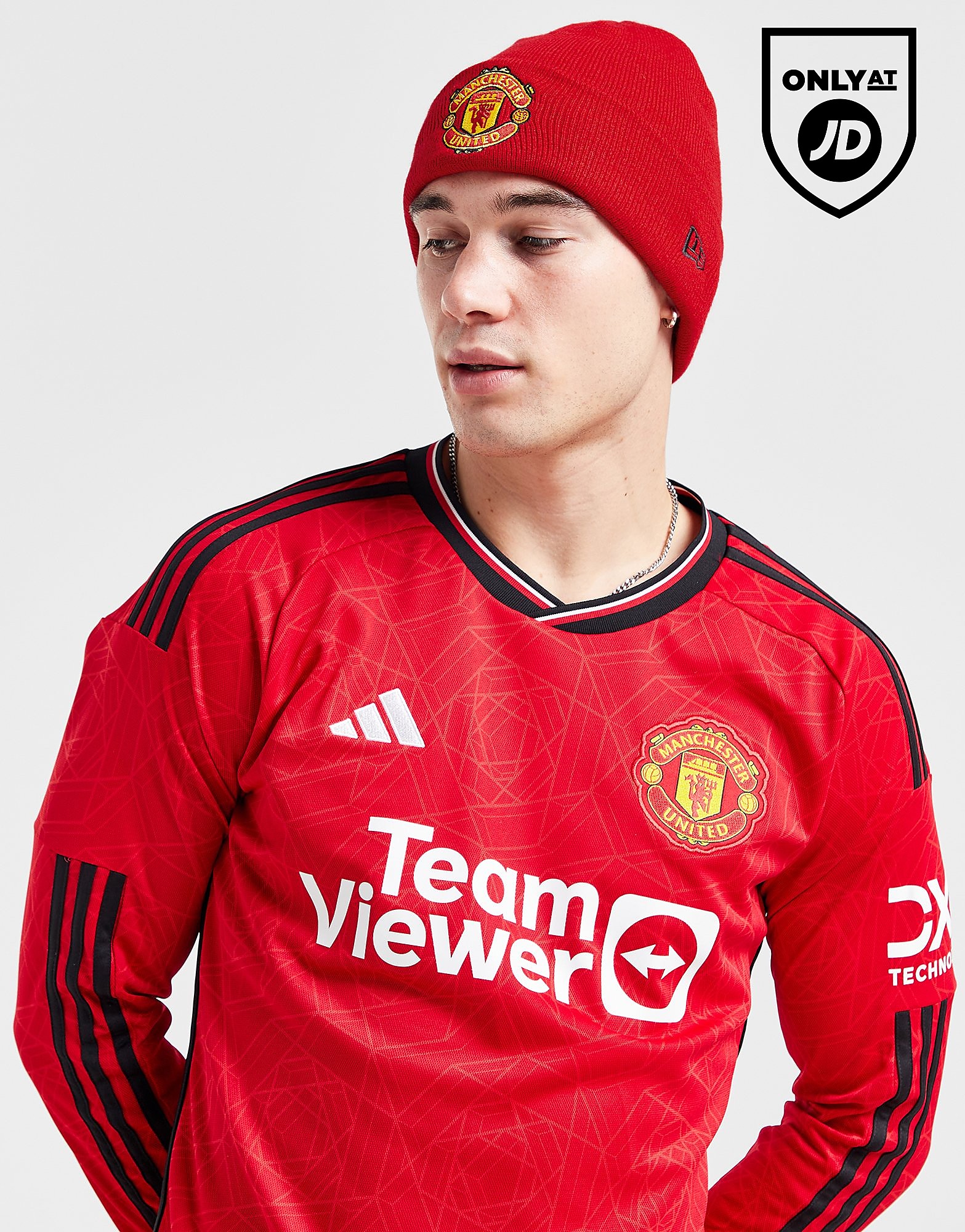 New Era Gorro Manchester United FC Basic Cuff - Red, Red