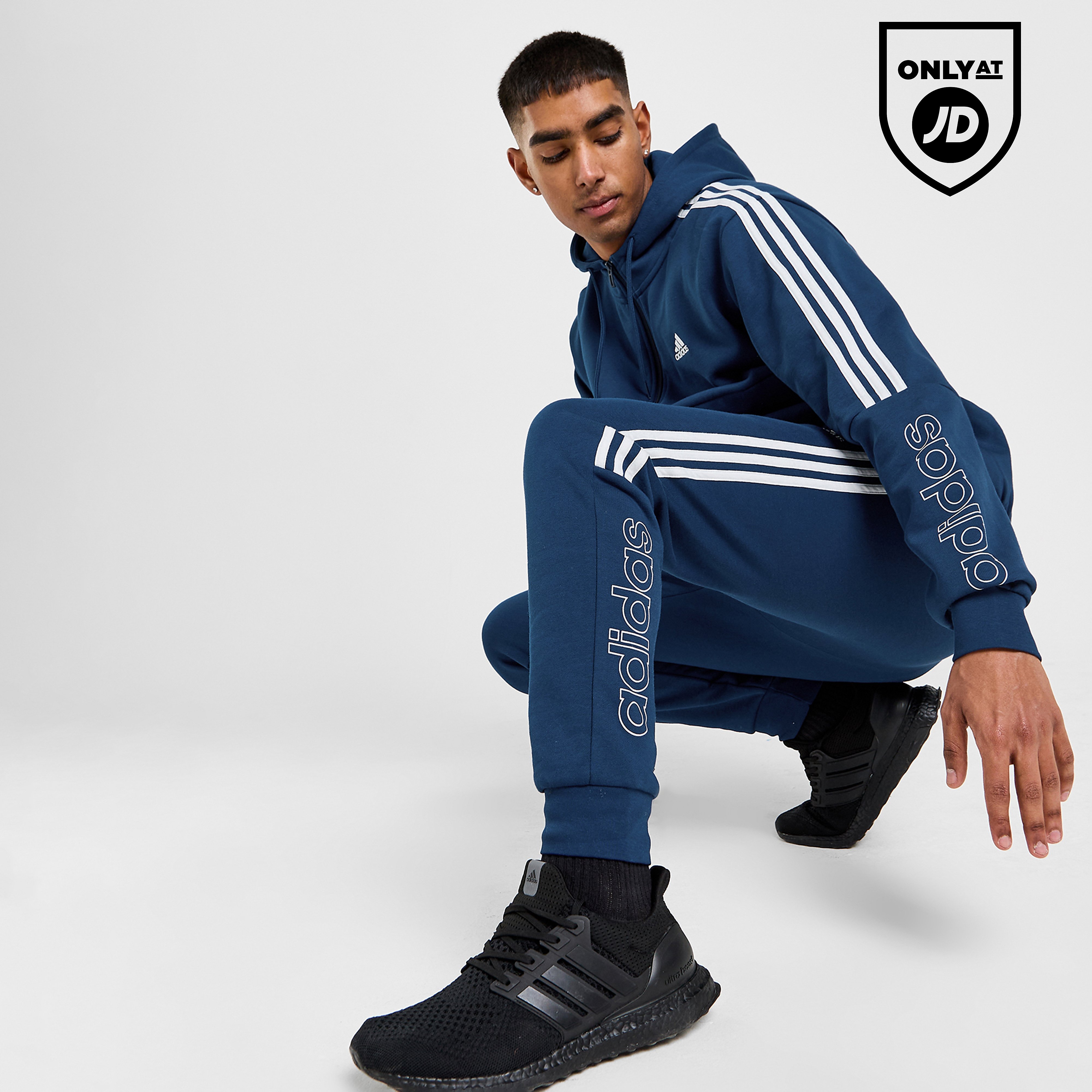 adidas 3-Stripes Fleece Tracksuit