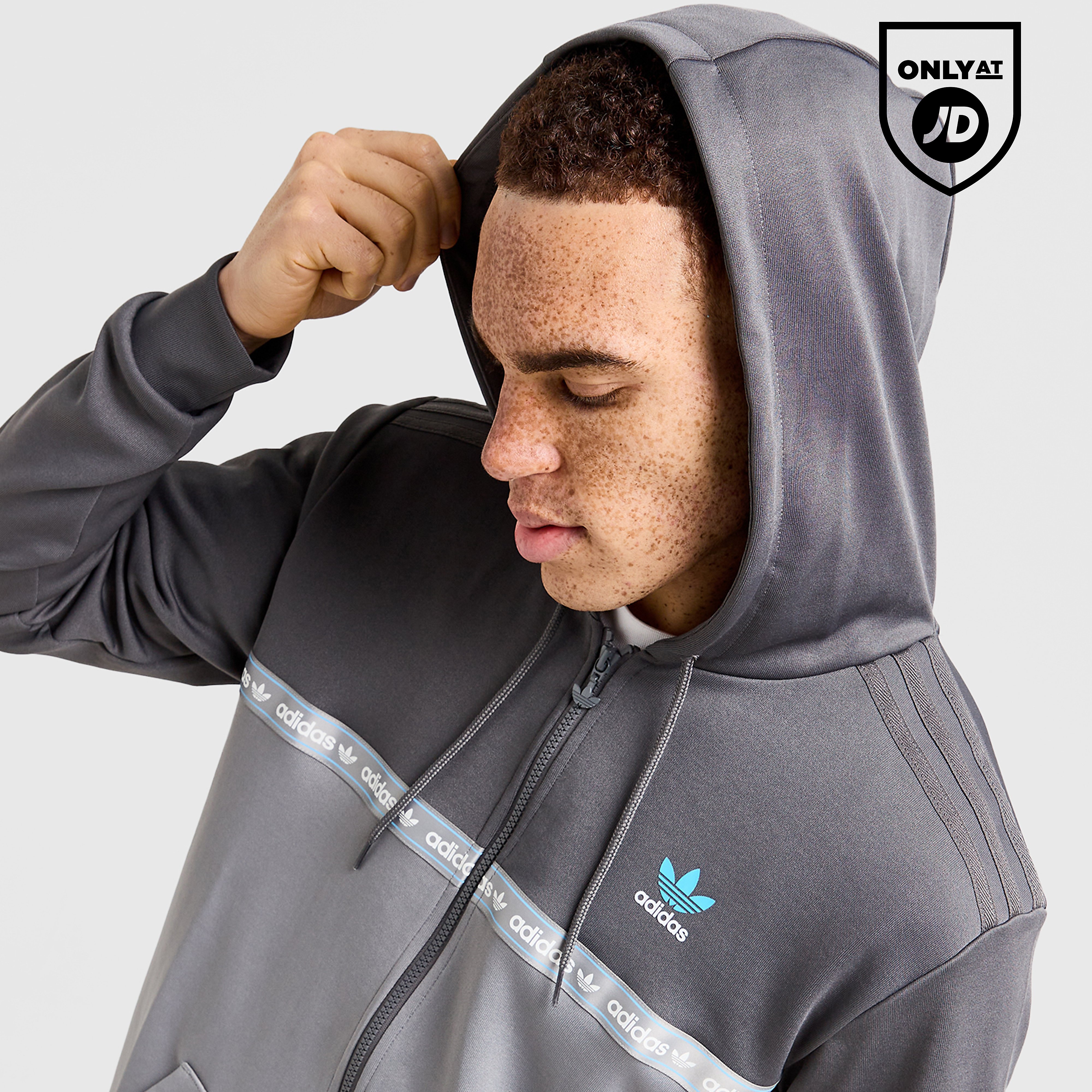 adidas Originals Full Zip Tape Hoodie