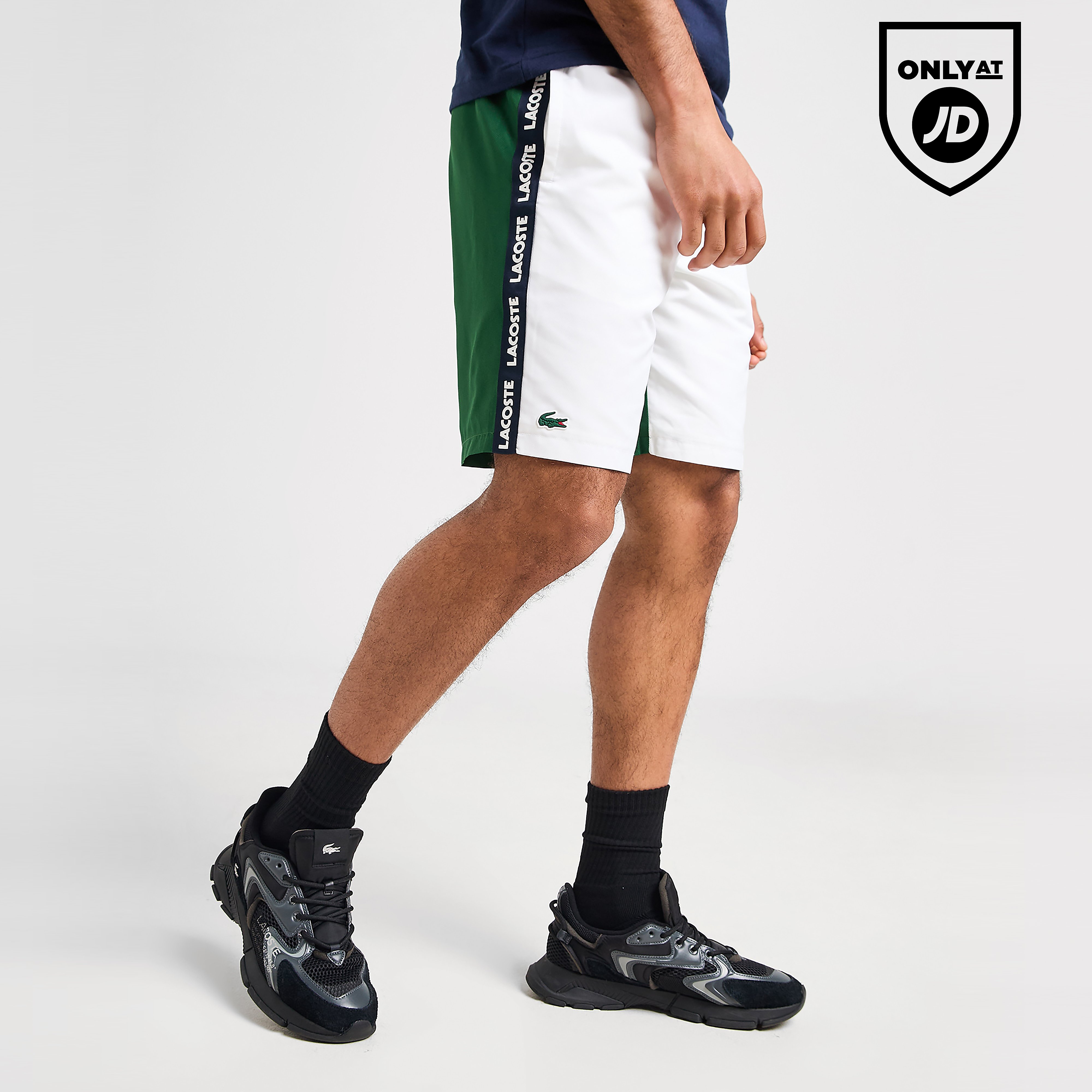 Lacoste Colour Block Tape Shorts