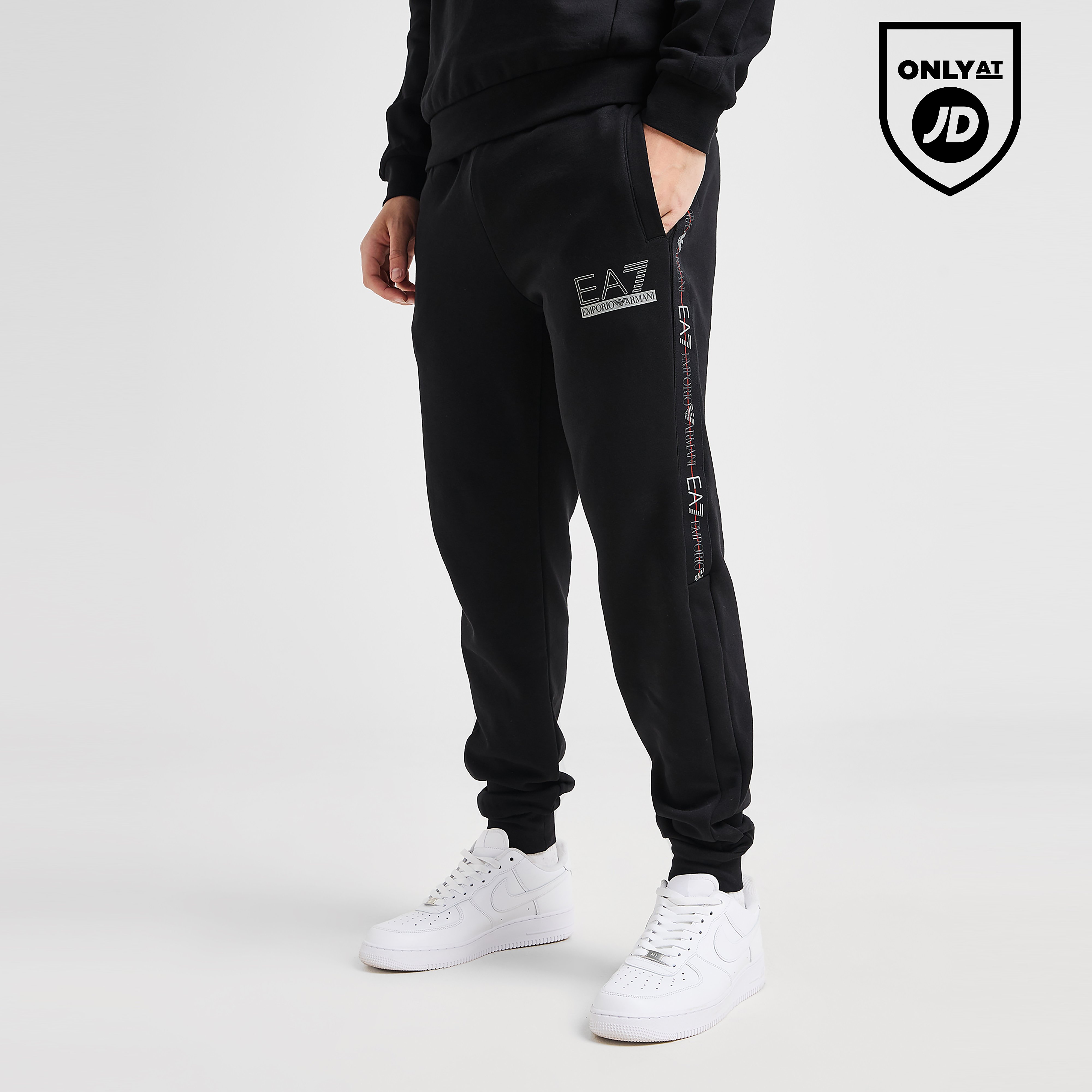 EA7 Emporio Armani Tape Logo Joggers