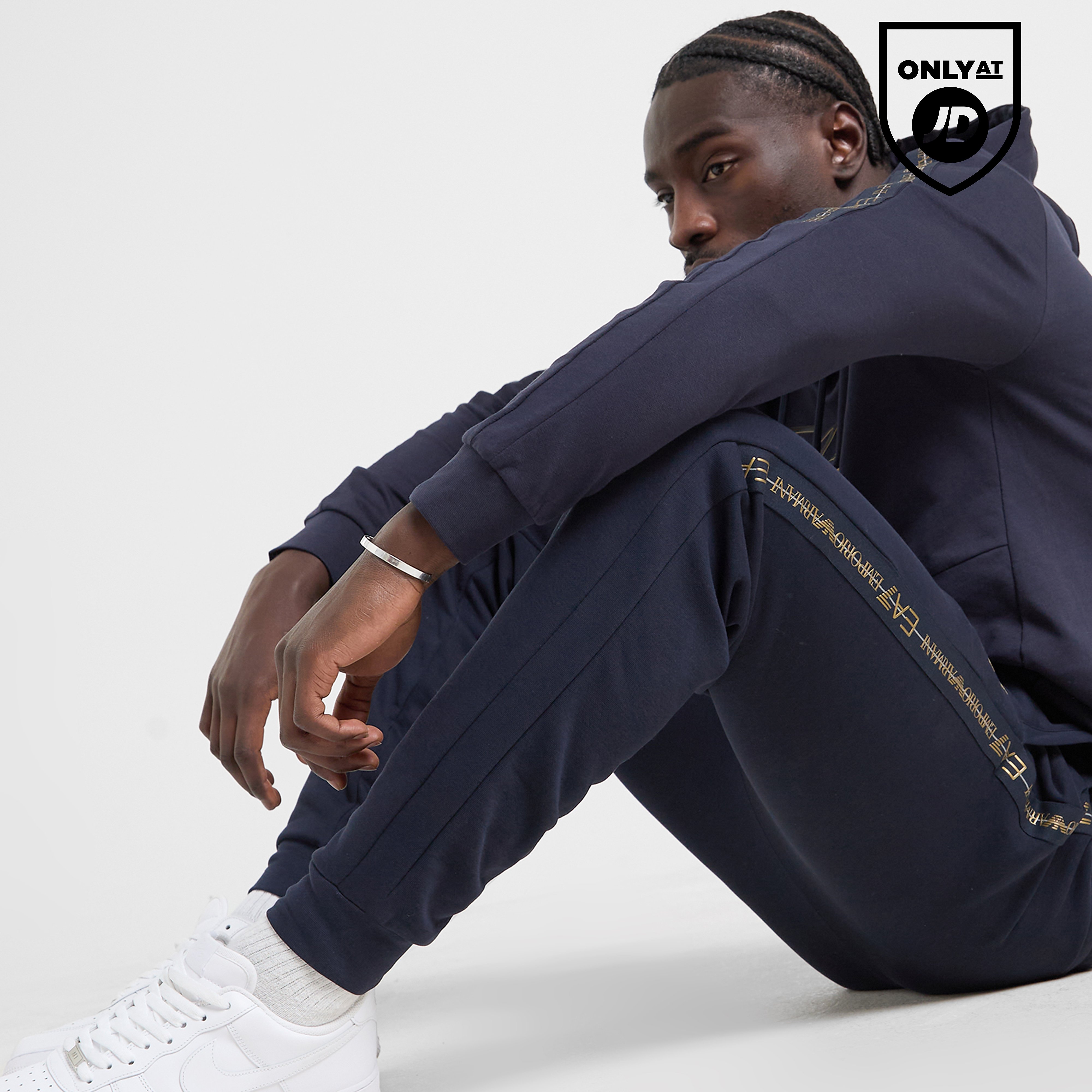 EA7 Emporio Armani Tape Logo Joggers