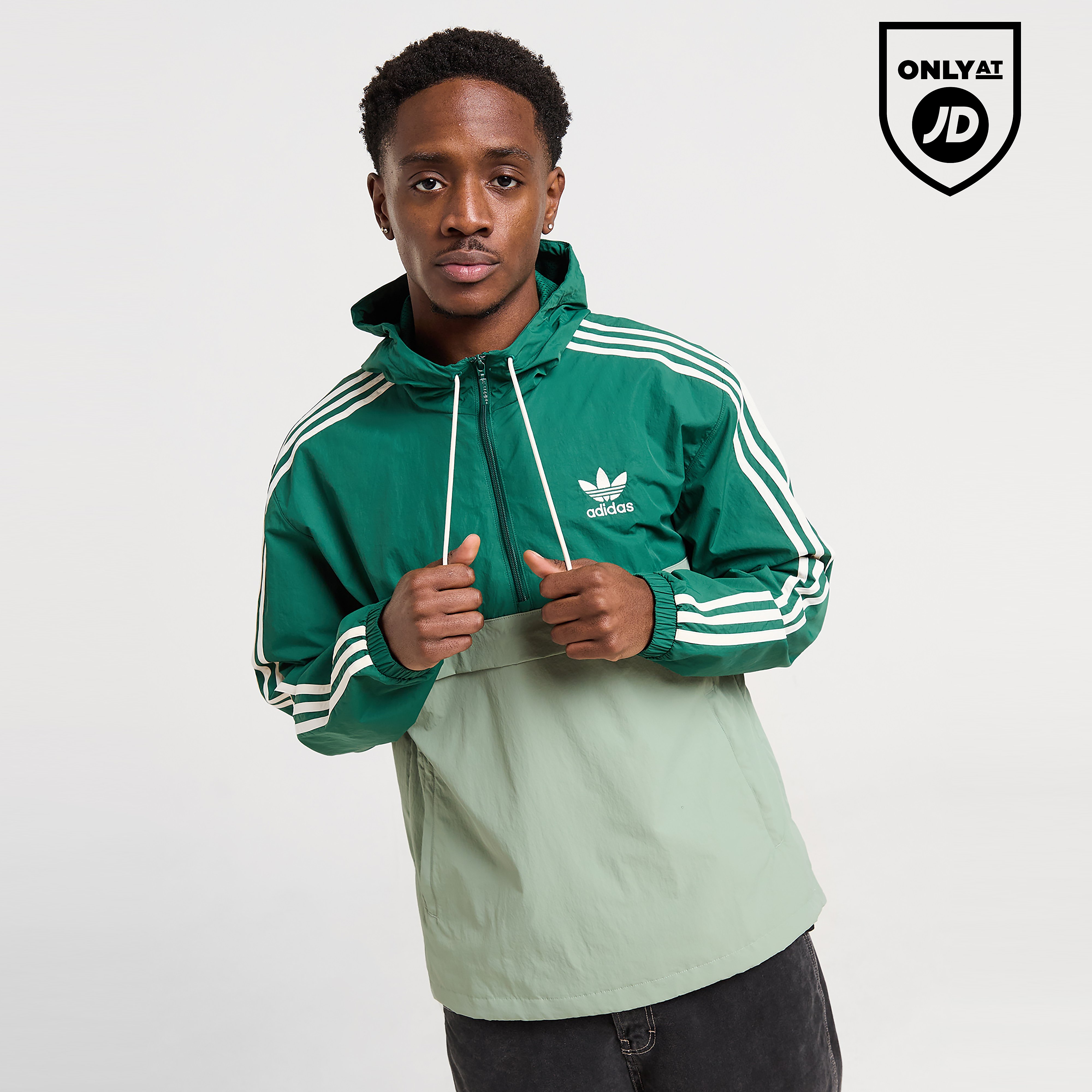 adidas Originals Overhead 1/2 Zip Windbreaker Jacket