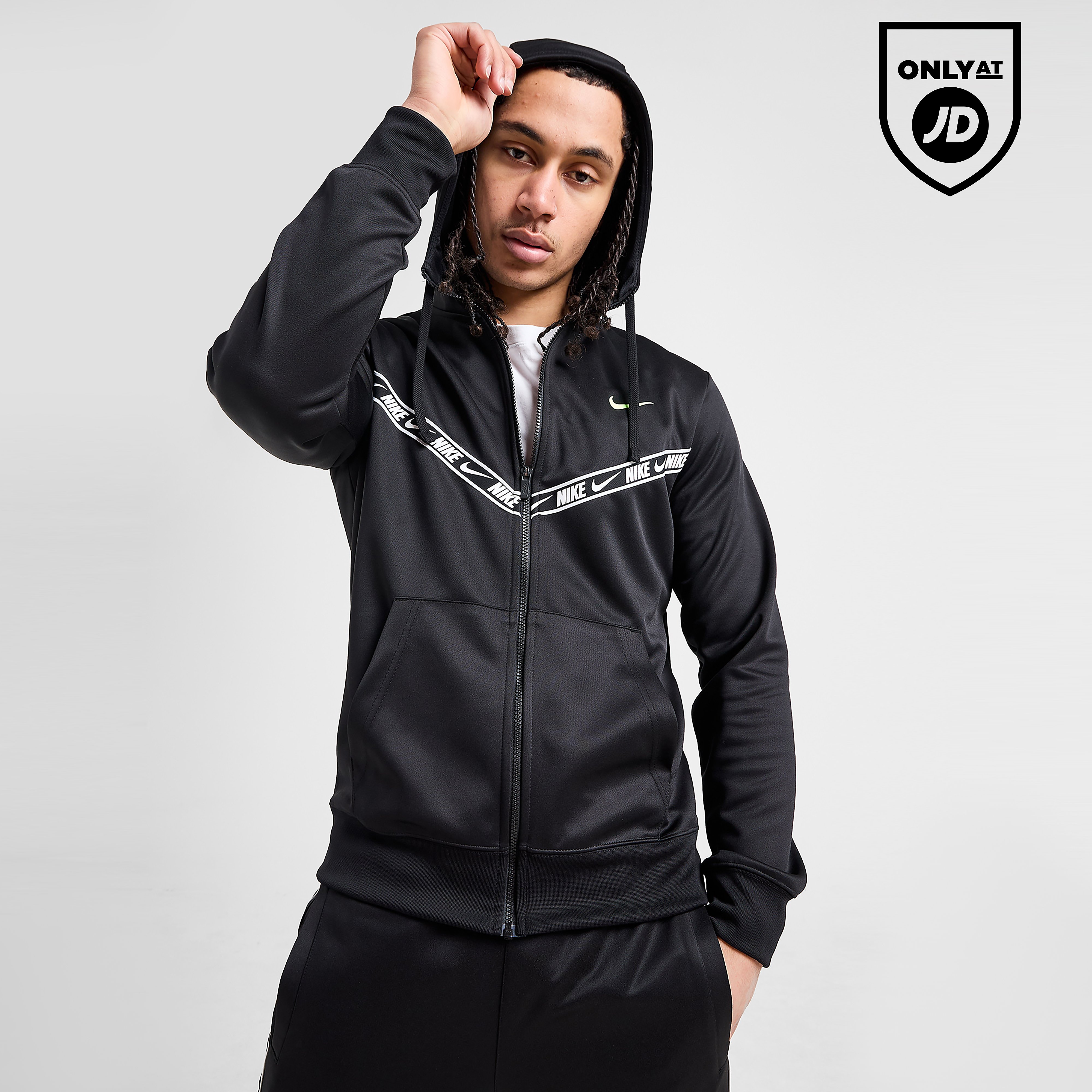 Nike Tape Polyknit Full Zip Hoodie