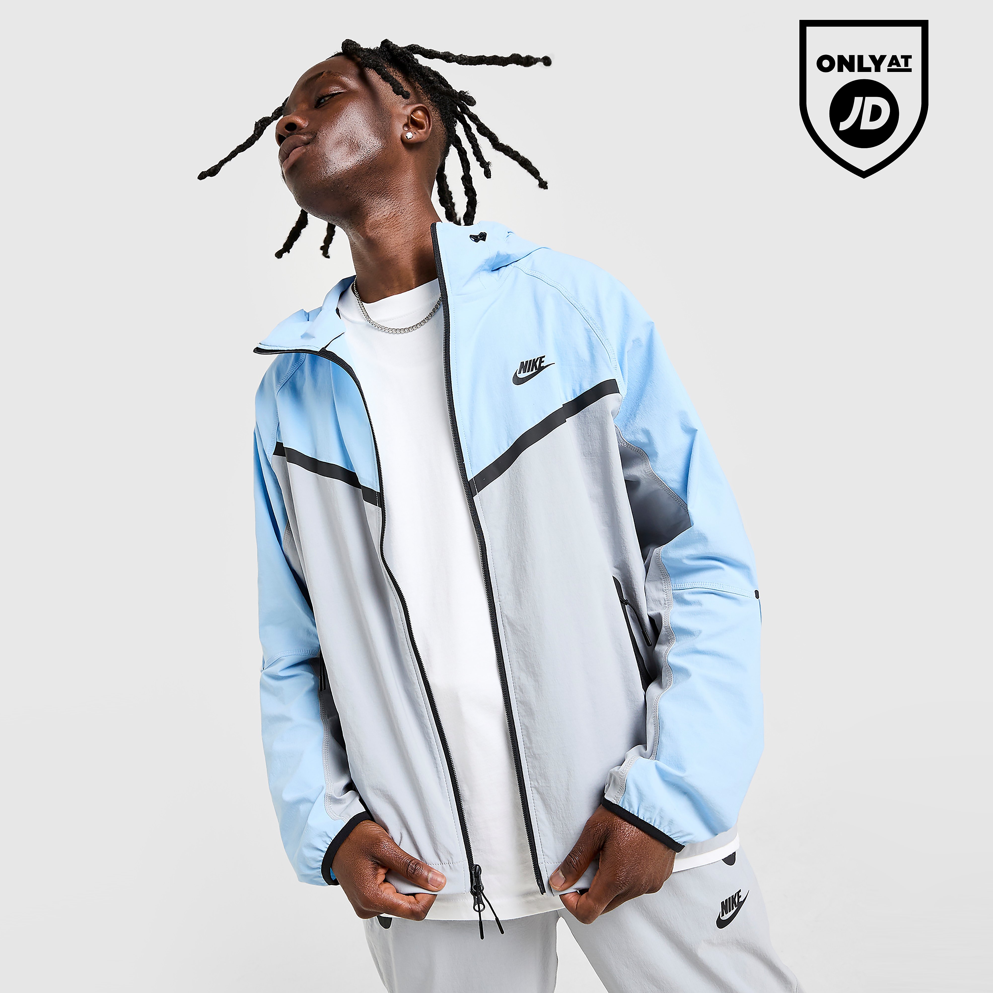 Nike Tech Woven Full Zip Hooded Jacket