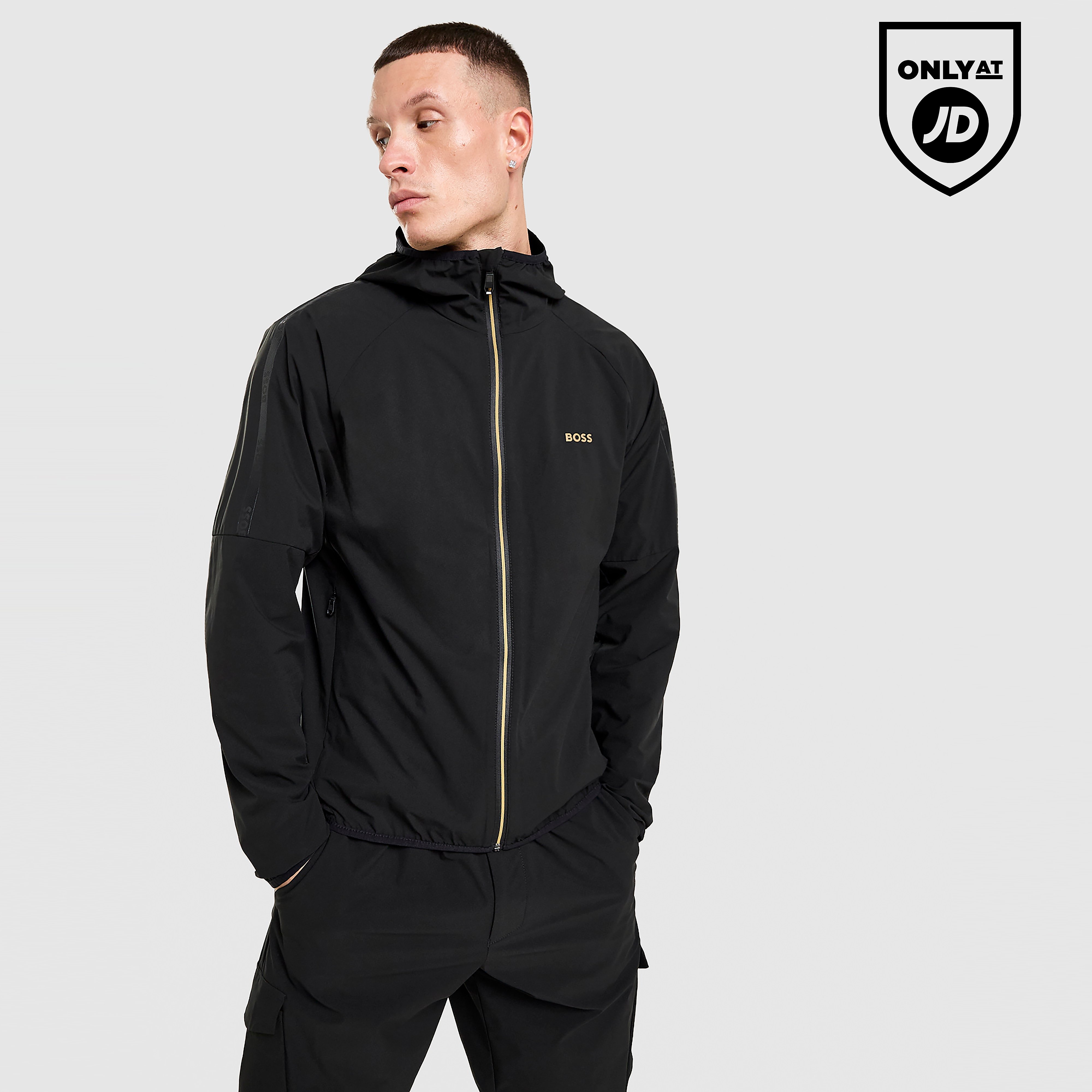 BOSS Tape Woven Hooded Jacket