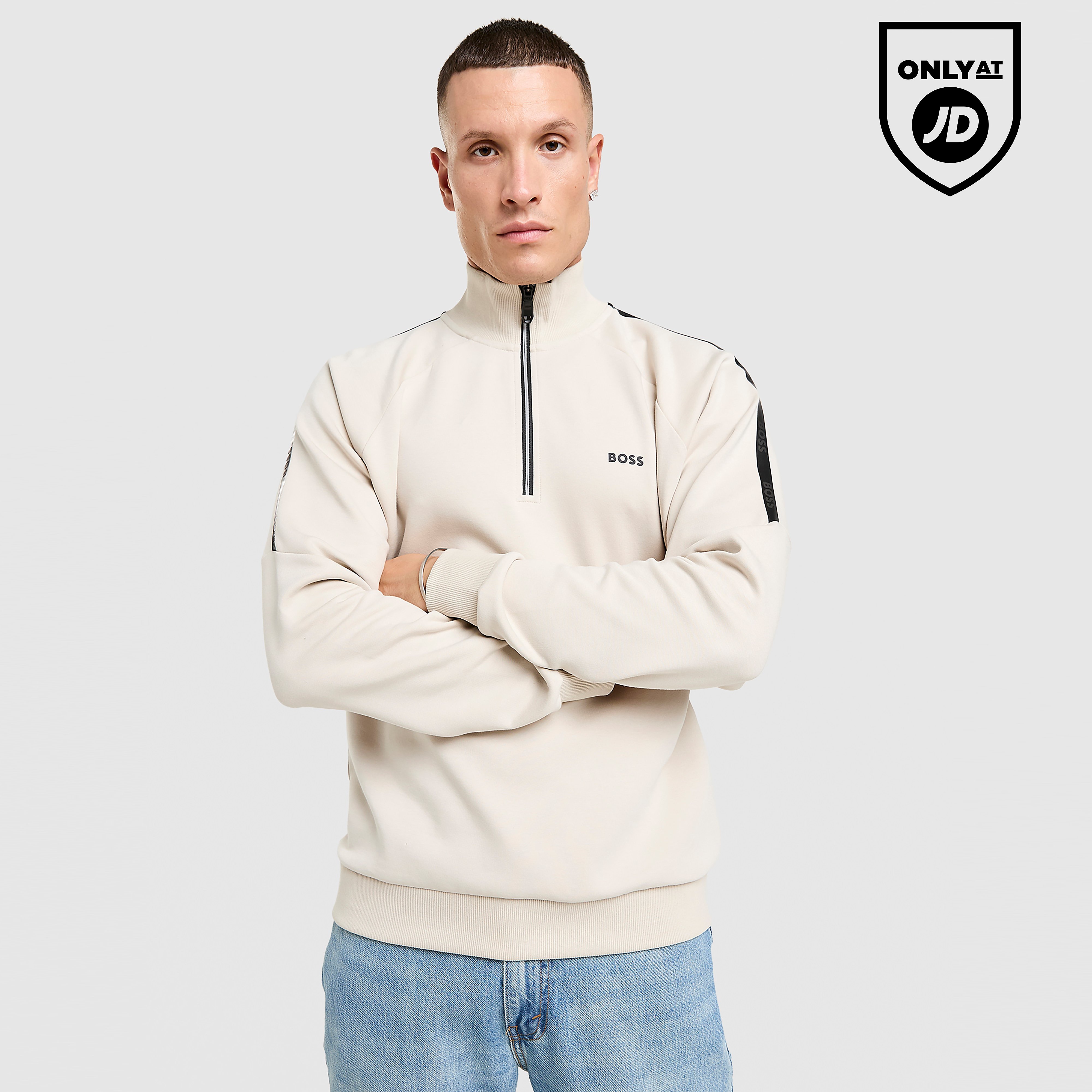BOSS Tape 1/2 Zip Sweatshirt